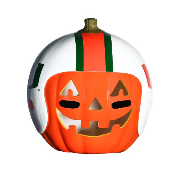 Miami HurricanesCeramic Pumpkin Helmet Online Hot Sale - Image 3