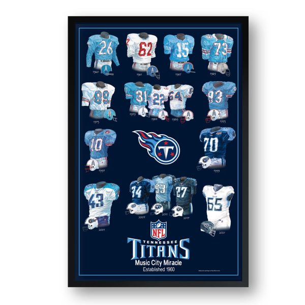 Tennessee TitansUniform Heritage Vertical Print Discount