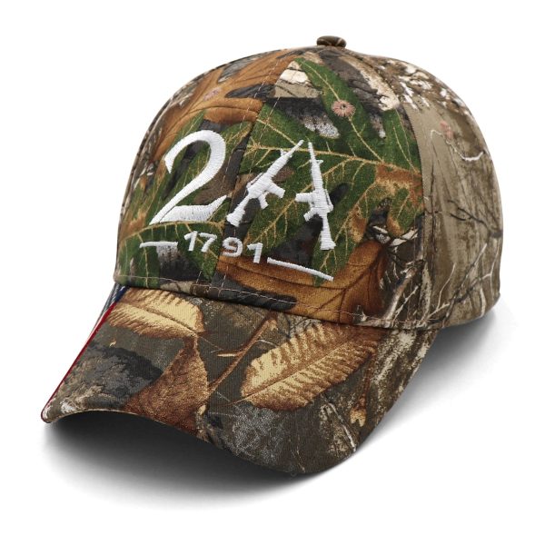 2nd Amendment 2A Limited Edition Camo Embroidered Hat For Discount - Image 3